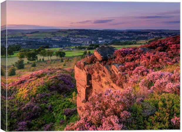 Yorkshire Sunset  Canvas Print by chris smith