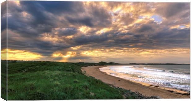 Northumberland coast  Canvas Print by chris smith