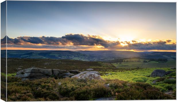 Peak District      Canvas Print by chris smith