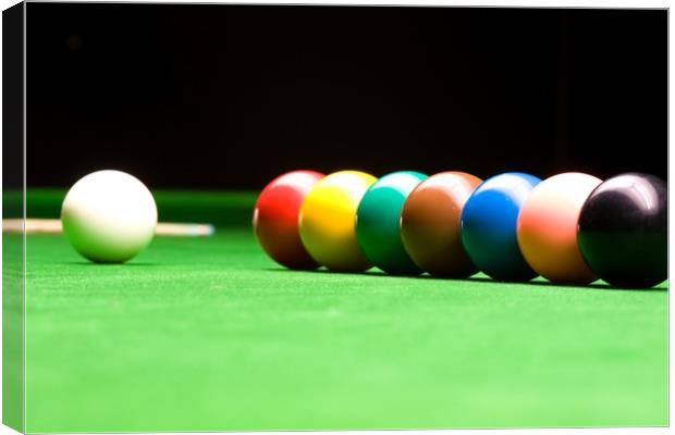 Snooker  Canvas Print by chris smith