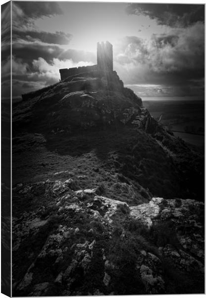 Brentor church  Canvas Print by chris smith