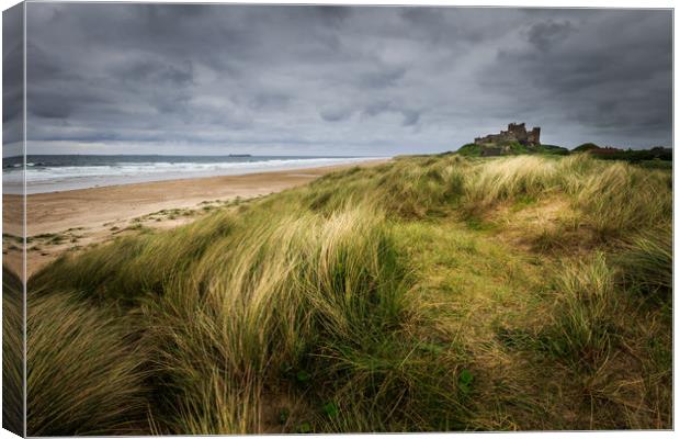 Bamburgh Castle  Canvas Print by chris smith