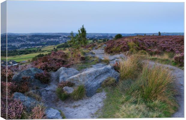 Norland, Halifax, West Yorkshire,  Canvas Print by chris smith