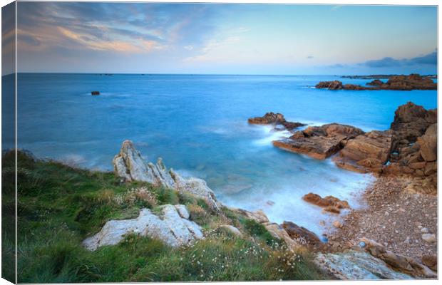 Guernsey Sunset  Canvas Print by chris smith