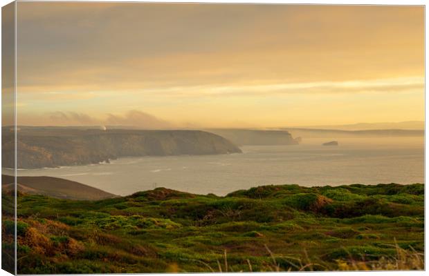 Cornwall sunset  Canvas Print by chris smith