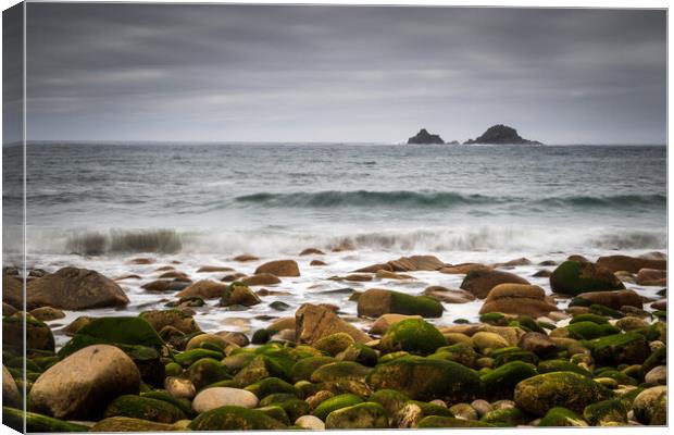 cornwall Seascape Canvas Print by chris smith