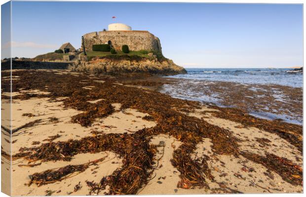 Fort Grey Guernsey Canvas Print by chris smith