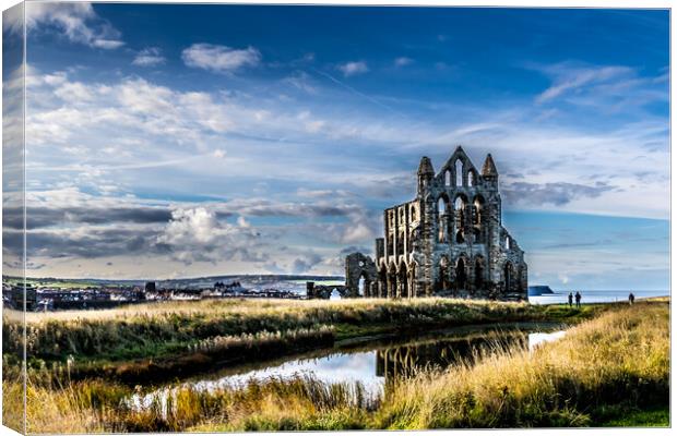Whitby Abbey Canvas Print by chris smith