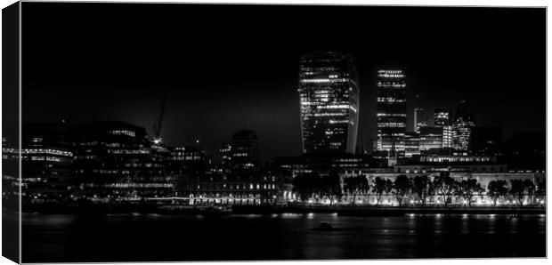 London at night Canvas Print by chris smith