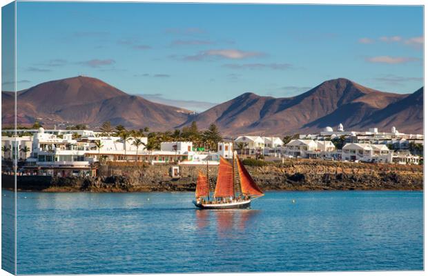  Lanzarote, Canary islands, Spain  Canvas Print by chris smith