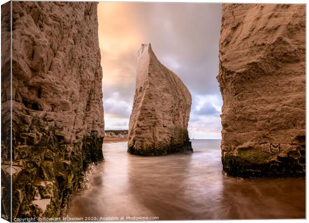 Botany Bay Cliffs Canvas Print by Stewart Mckeown