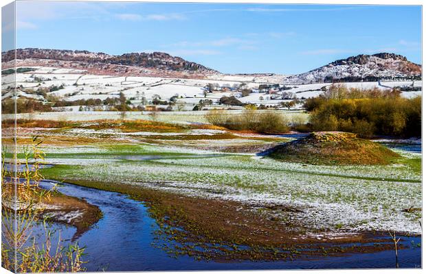  View towards The Roaches Canvas Print by Mark Ollier