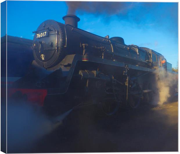 The  Power of Steam Colour Canvas Print by Philip Enticknap