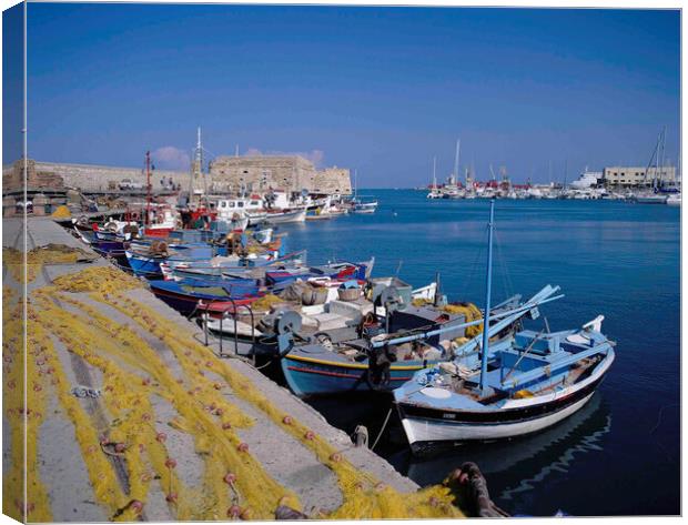  Heraklion Crete Canvas Print by Philip Enticknap