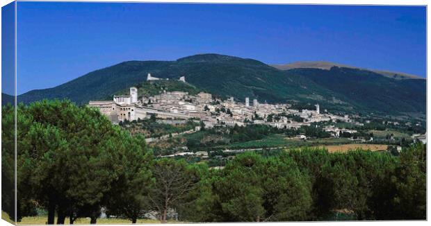 Assisi Umbria Italy  Canvas Print by Philip Enticknap