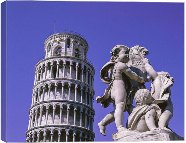 Leaning Tower of Pisa  Canvas Print by Philip Enticknap