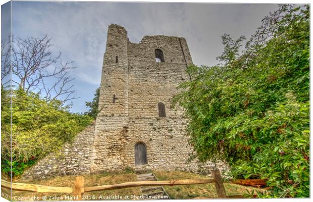 St Leonards Tower West Malling Kent Canvas Print by Zahra Majid