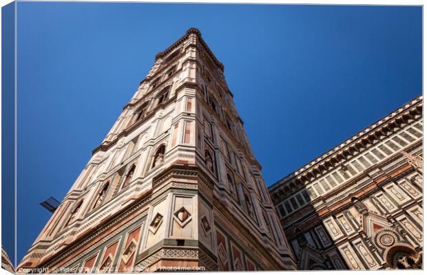 The Campanile di Giotto, Florence Canvas Print by Peter O'Reilly