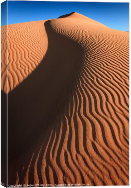 Desert Sunrise #3 Canvas Print by Peter O'Reilly