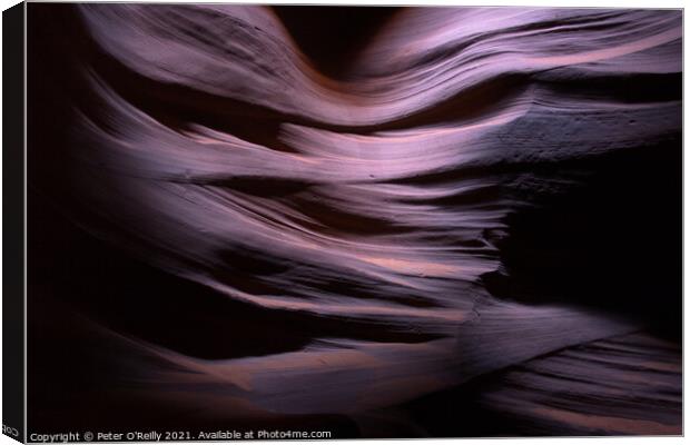 Antelope Canyon Colours #15 Canvas Print by Peter O'Reilly