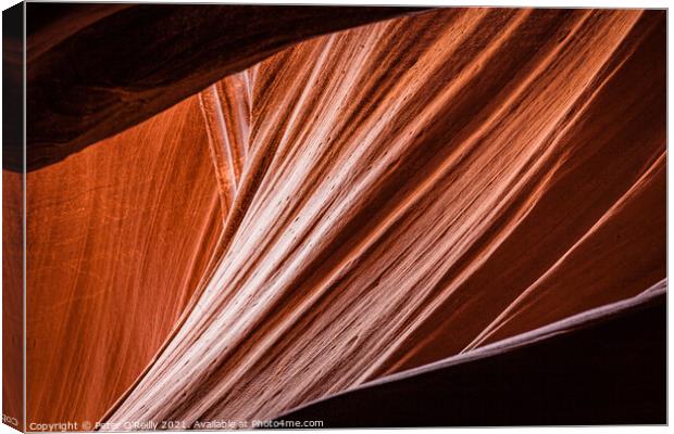 Antelope Canyon Colours #11 Canvas Print by Peter O'Reilly