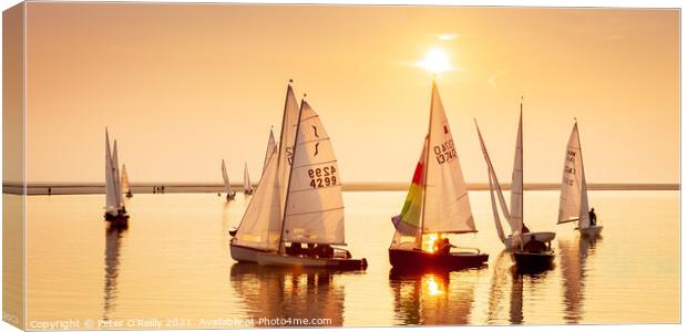 West Kirby Sunset Canvas Print by Peter O'Reilly