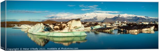 Iceland Panorama #4 Canvas Print by Peter O'Reilly