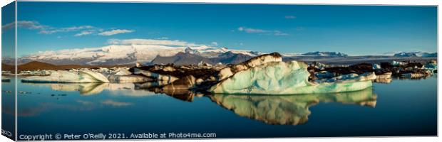 Iceland Panorama #3 Canvas Print by Peter O'Reilly