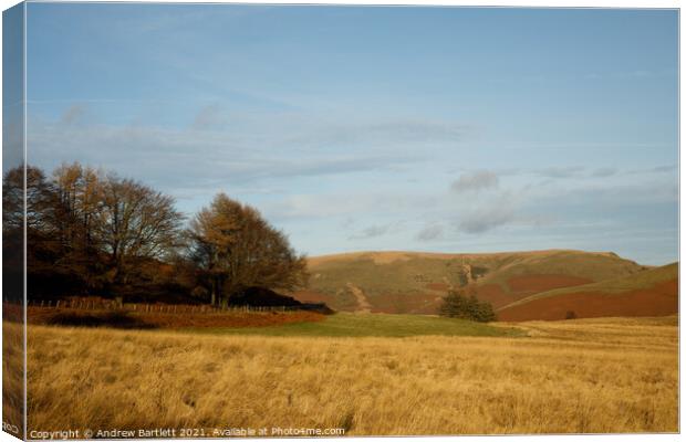 Craig Goch Dam at Elan Valley, UK. Canvas Print by Andrew Bartlett