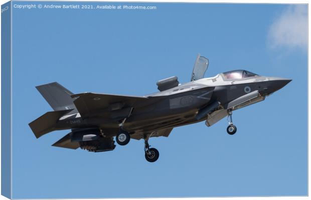 US Air Force F-35 Canvas Print by Andrew Bartlett