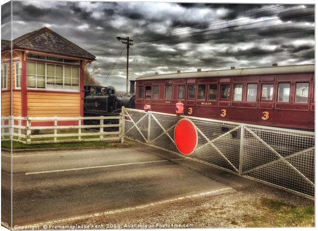 Wittersham Train Station Canvas Print by Framemeplease UK