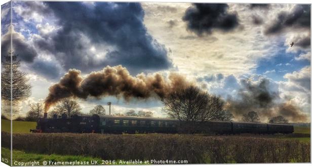 The Kent and East Sussex Railway  Canvas Print by Framemeplease UK