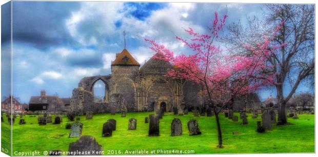 Final Resting Place in Spring  Canvas Print by Framemeplease UK