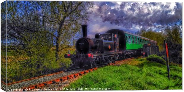 Kent and East Sussex Railway  Canvas Print by Framemeplease UK