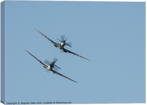 Fighters Canvas Print by Stephen Giles