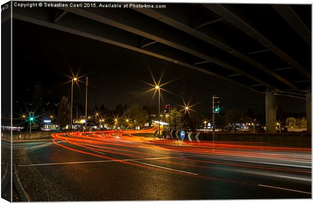 South devon link road Canvas Print by Sebastien Coell