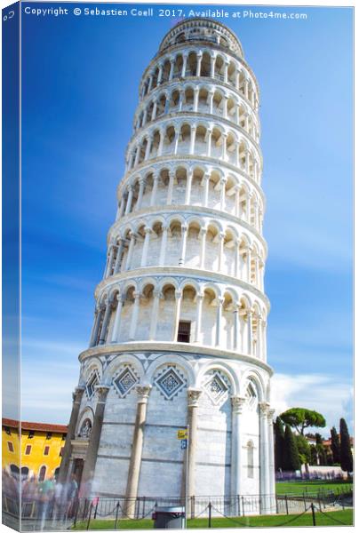 That leaning tower Canvas Print by Sebastien Coell