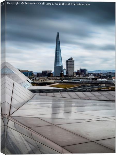 The glass shard in London Canvas Print by Sebastien Coell