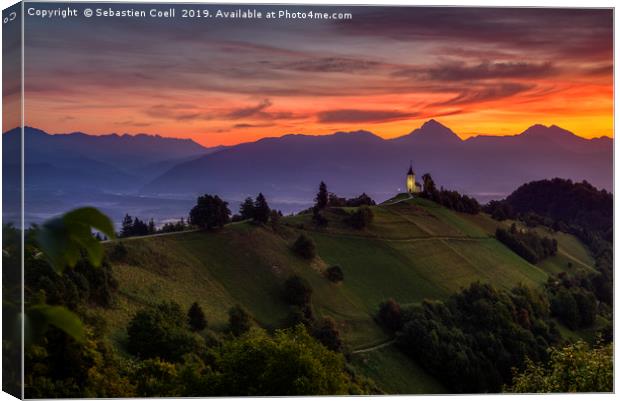 St Primoz slovenia alps Canvas Print by Sebastien Coell