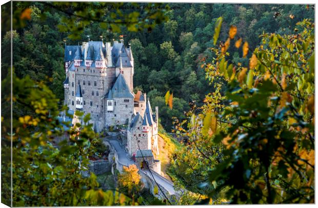 Burg Eltz castle germany Canvas Print by Sebastien Coell