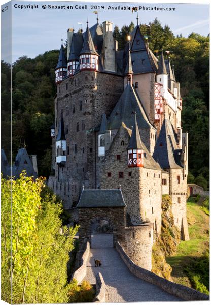 Burg Eltz castle germany Canvas Print by Sebastien Coell