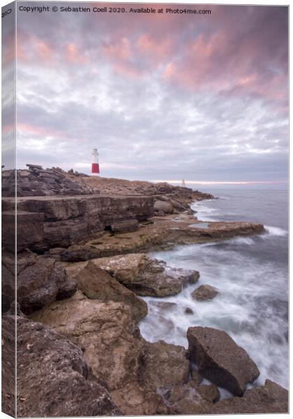 Portland Bill Dorset Canvas Print by Sebastien Coell