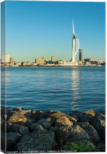 Spinnaker Tower Canvas Print by Paul Chambers