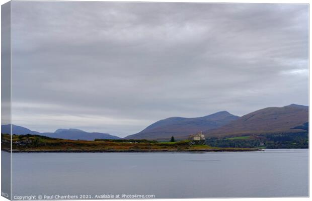 Duart Castle Canvas Print by Paul Chambers