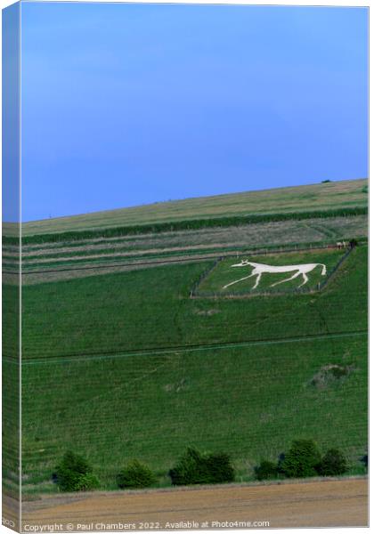 The Alton Barnes white horse Canvas Print by Paul Chambers