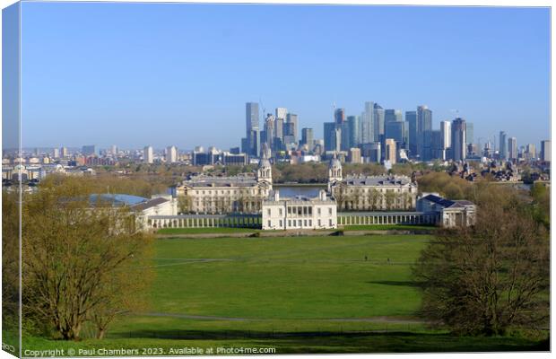 Majestic London Skyline Canvas Print by Paul Chambers