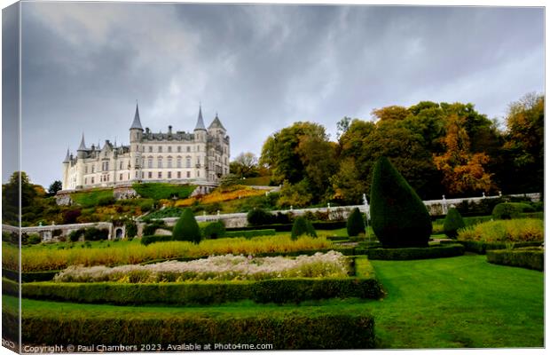 Majestic Dunrobin Castle Canvas Print by Paul Chambers