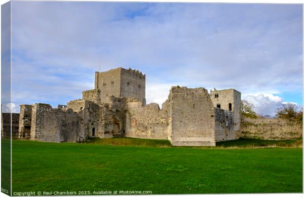 Portchetsr Castle Canvas Print by Paul Chambers