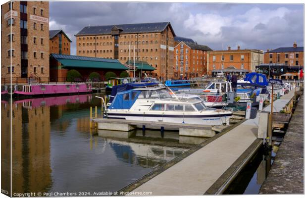 Gloucester Docks Canvas Print by Paul Chambers