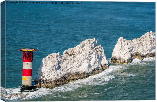  The Needles Lighthouse Canvas Print by Paul Chambers